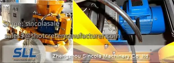 Swimming pools concrete cement sprying machines