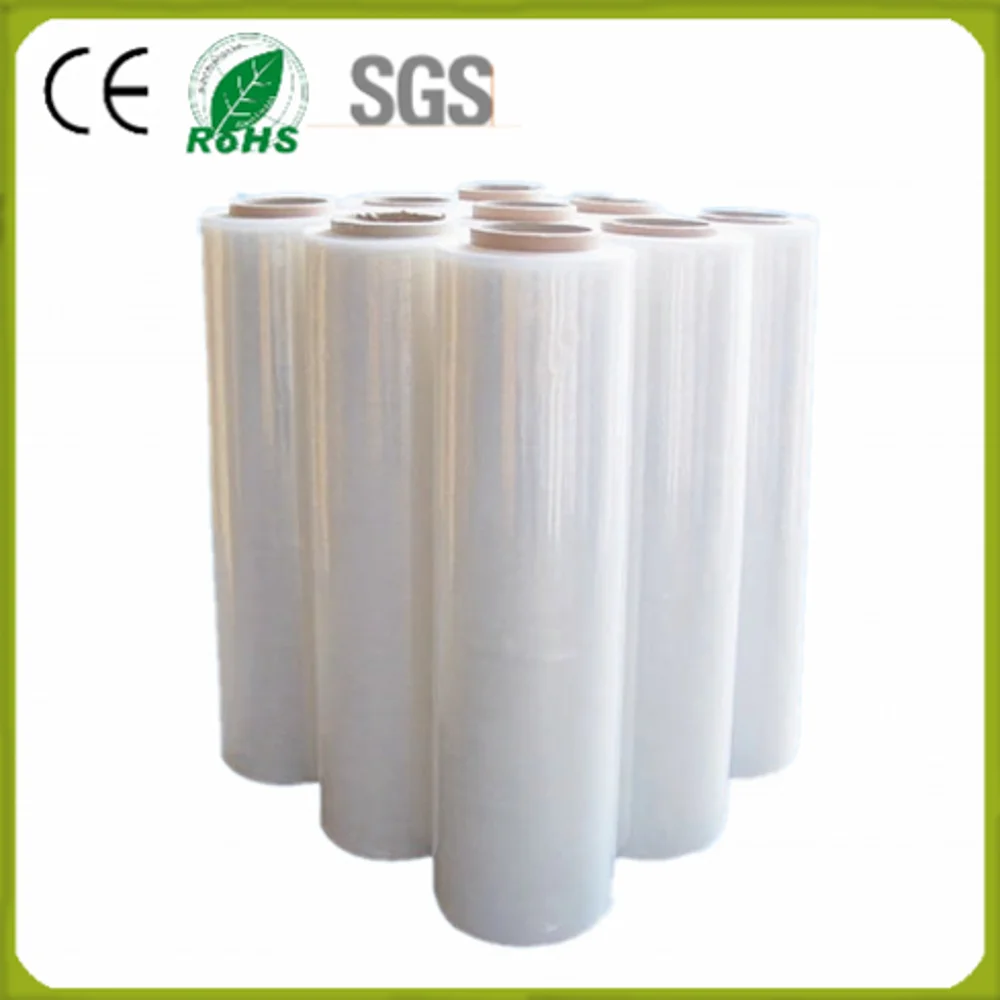 17mic x 500mm LLDPE manual cheap stretch film price