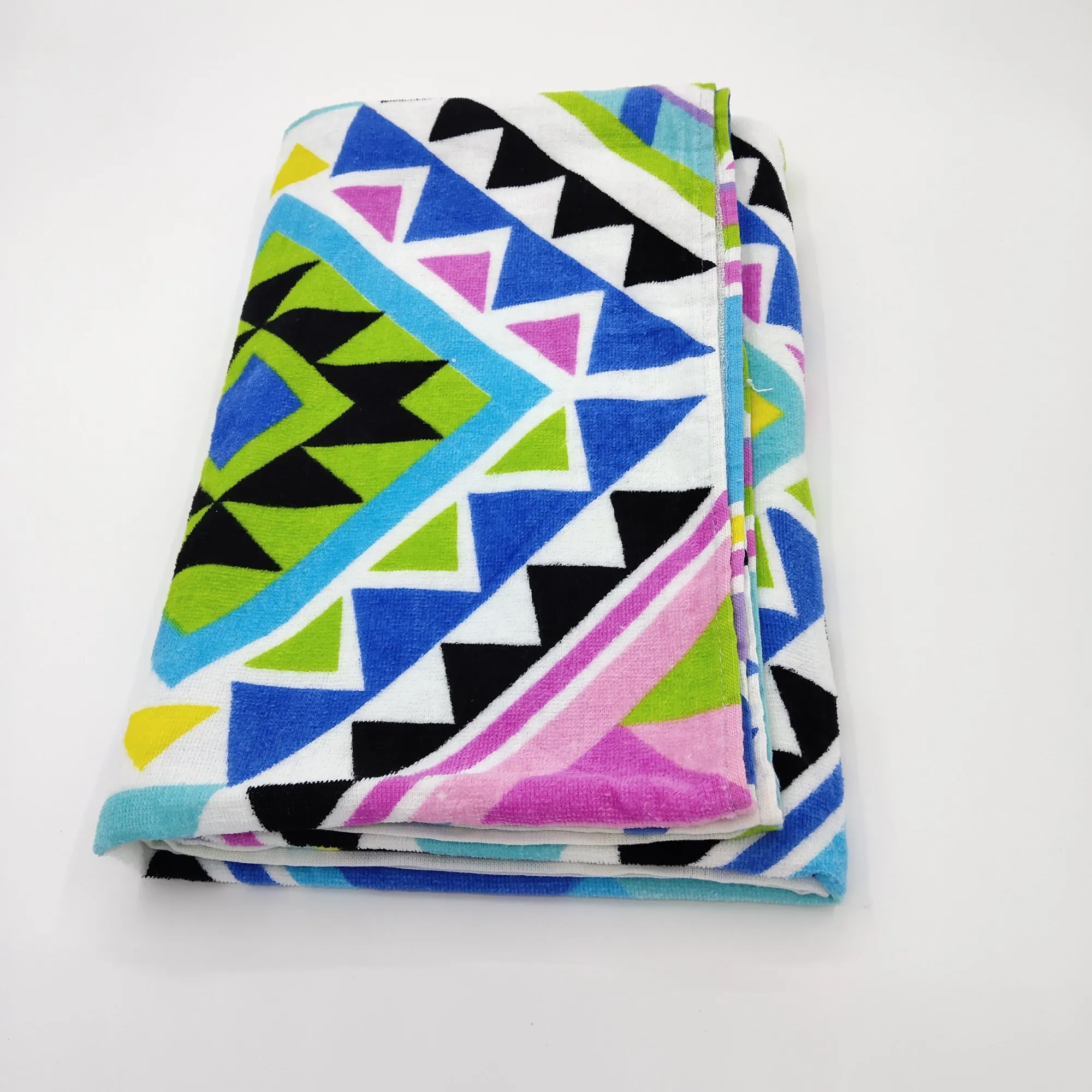 
Customised Cotton Beach Towel Velour And Terry Digital Printing Reactive Print 