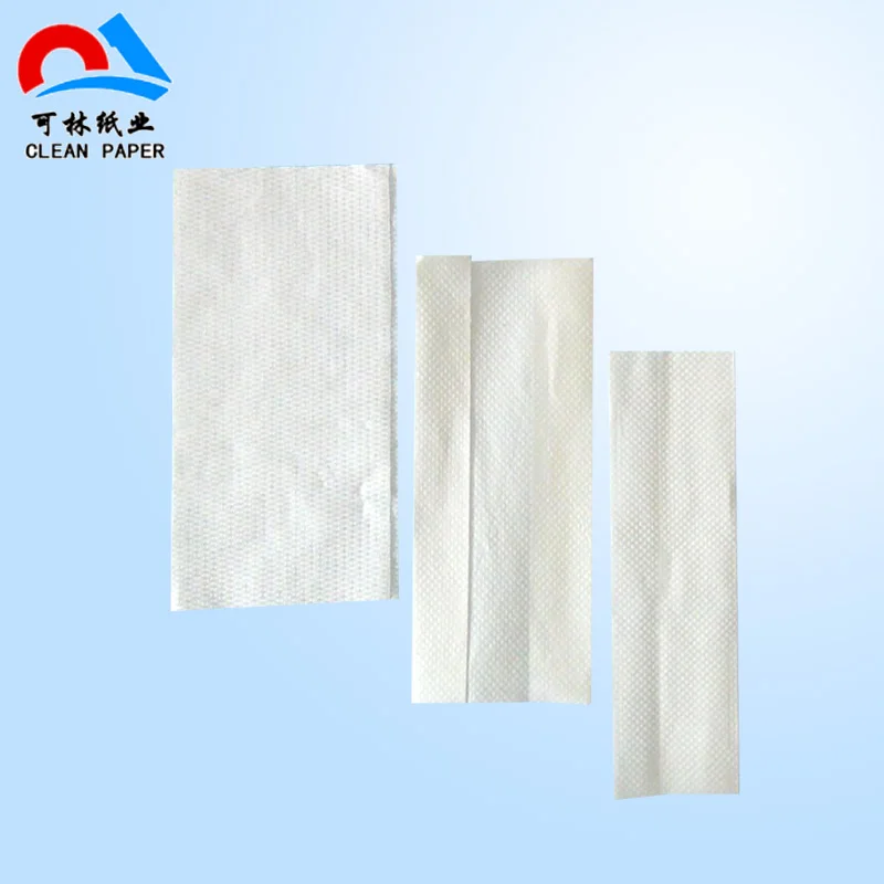 100% Virgin Pulp Tissue Paper 2 Ply Pattern Printed Toilet Paper Hand Towel Custom Embossing Fold Paper Natural