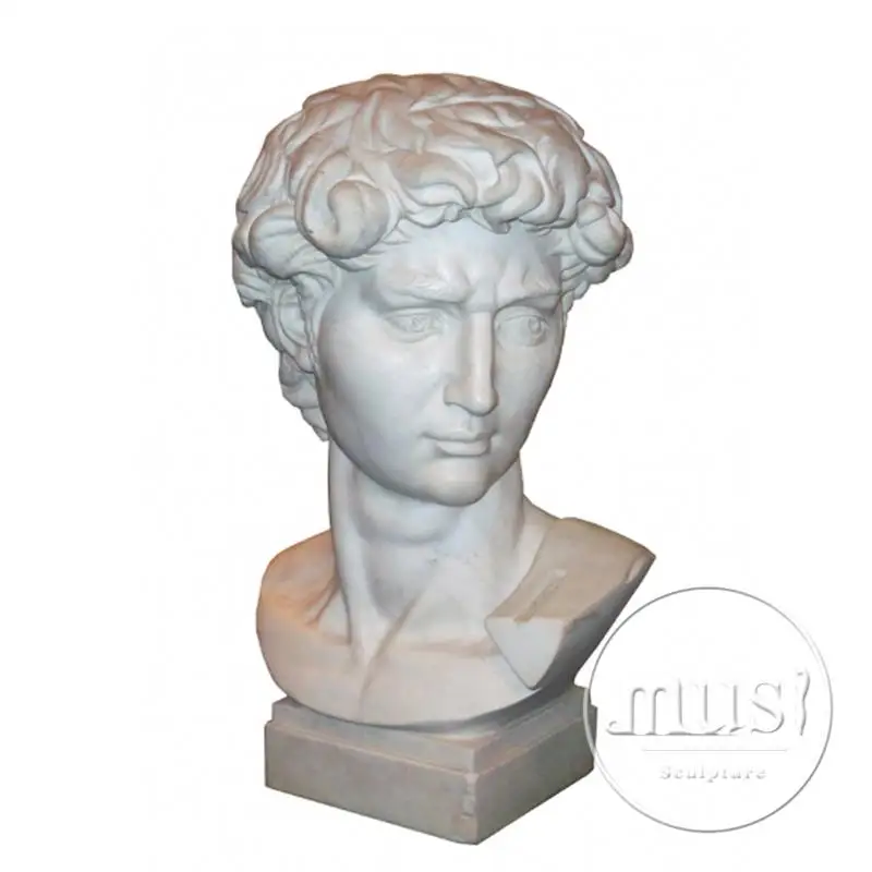 Large Outdoor Sculptures Stone Carving Greek Bust Statue