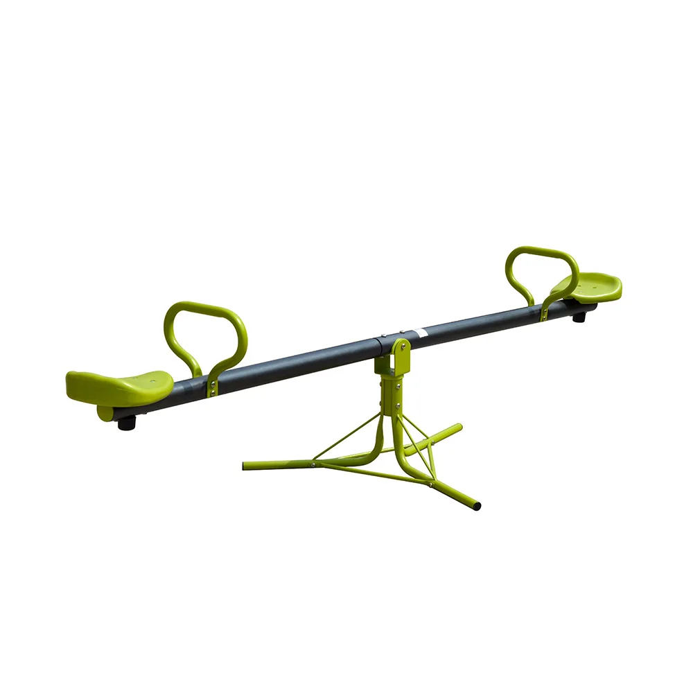 Outdoor Playground Metal Kids Seesaw With Plastic Seat
