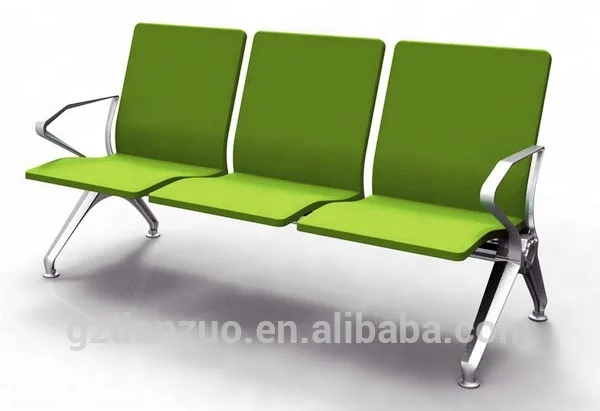 Aluminum alloy frame entire PU polyurethane seat waiting room office chairs