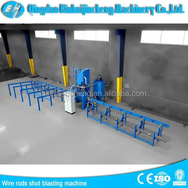 Wire Rods  Mechanical Shotblast Descaling Machine/Abrasive Shot Blasting Equipment for sale