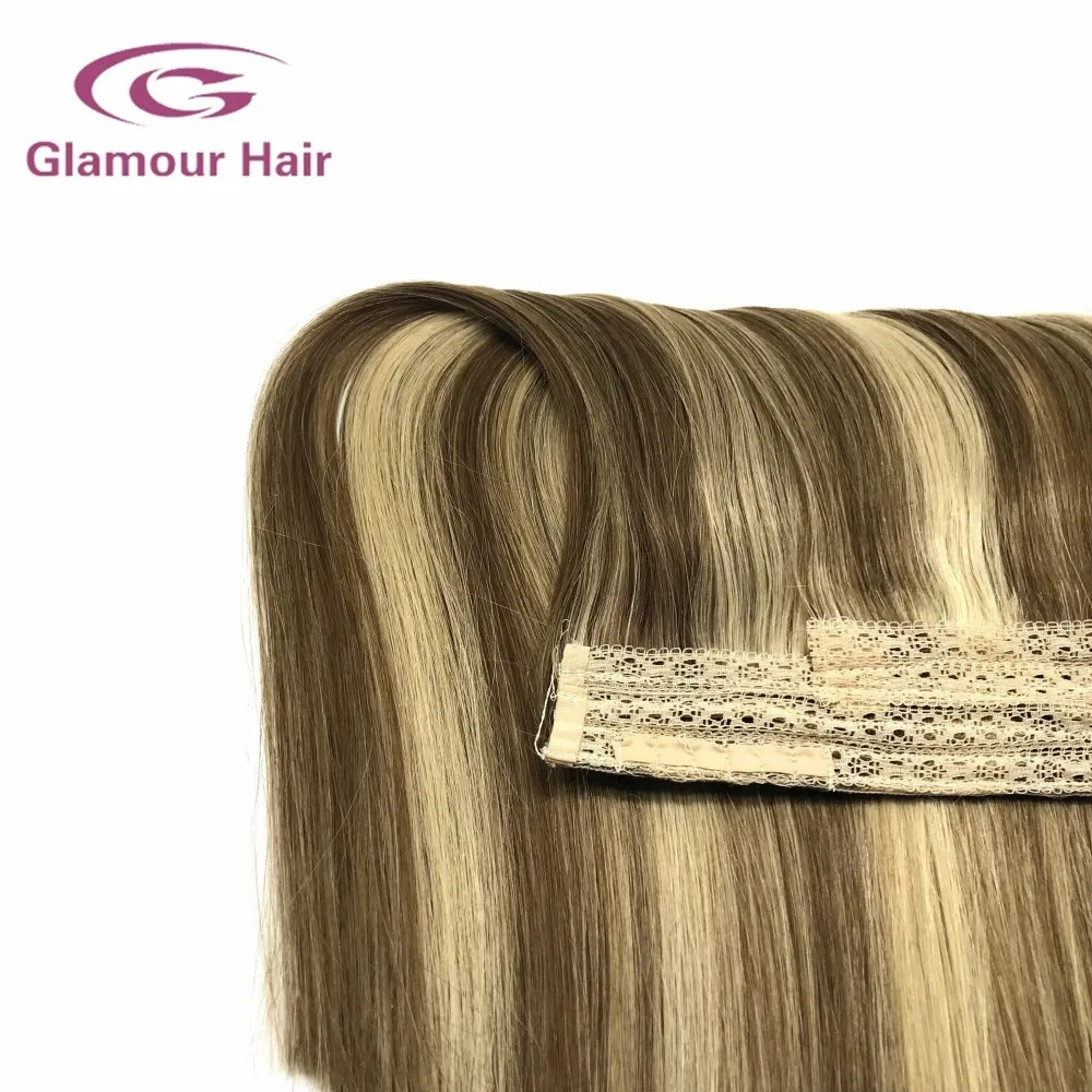 
Halo no clips highlight secret invisible line hair extension 