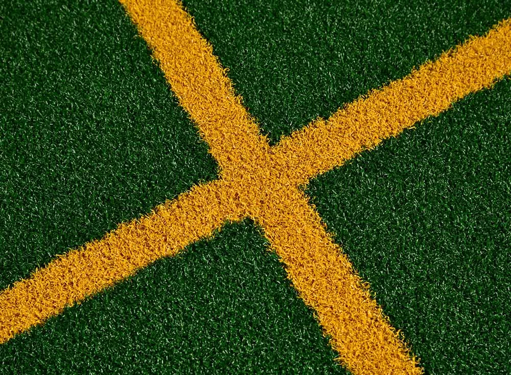 
commercial 1515BJ-1 nylon turf golf practice mat, golf training teaching mat with cross 