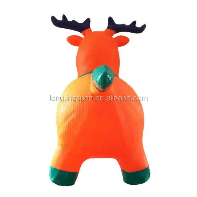 
Pvc Moose jumping toy hopper jumping bouncy animal for sale 