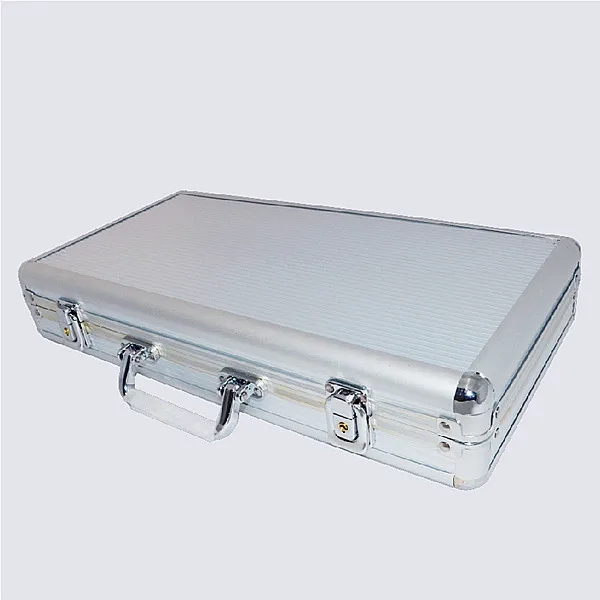 custom Slap-up silver aluminum poker chip case RZ-SPC-021
