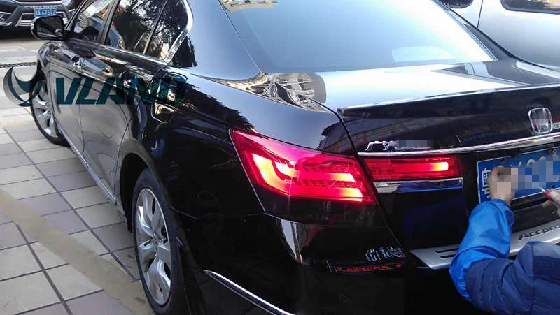 Vland Factory Car Taillights For Accord 2008-2013 LED Tail Lights Plug And Play New Design