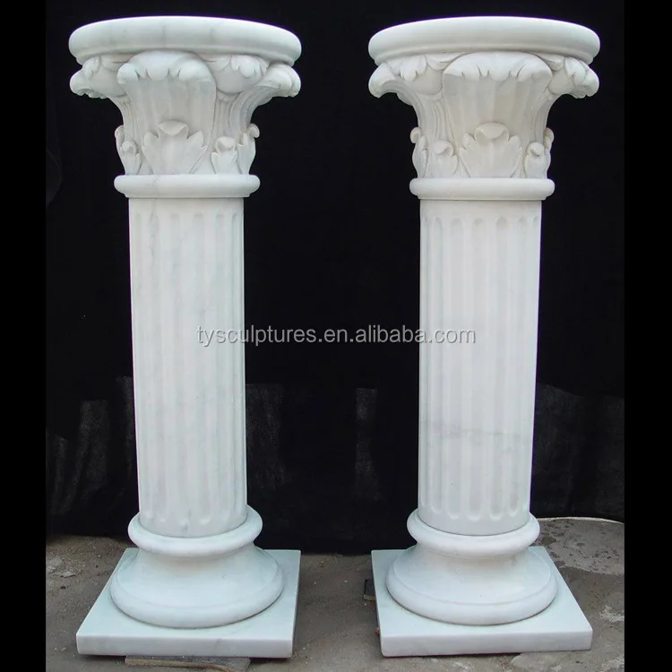 
Hot sale traditional decorative cantera stone columns for home decoration 