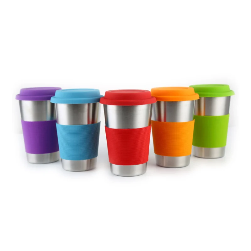 eco-friendly silicone black coffee sleeve cup sleeve wholesale