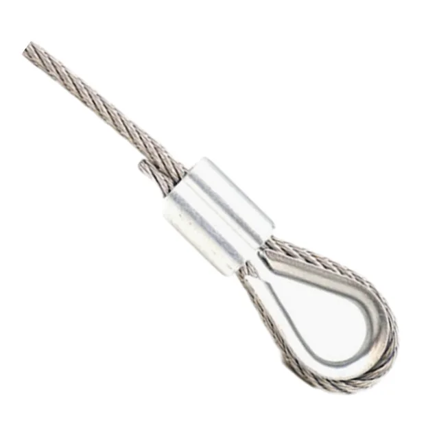 
Stainless steel 304/galvanized steel electrical wire rope thimble M3 for protecting 
