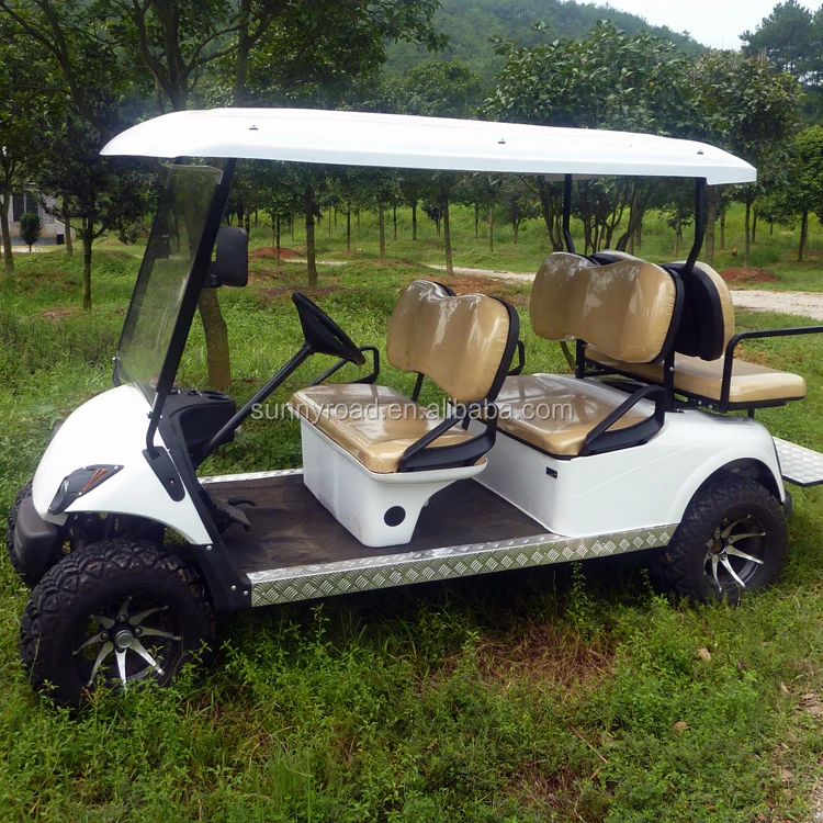 gasoline powered 300cc engine 6 passenger off-road lift golf cart