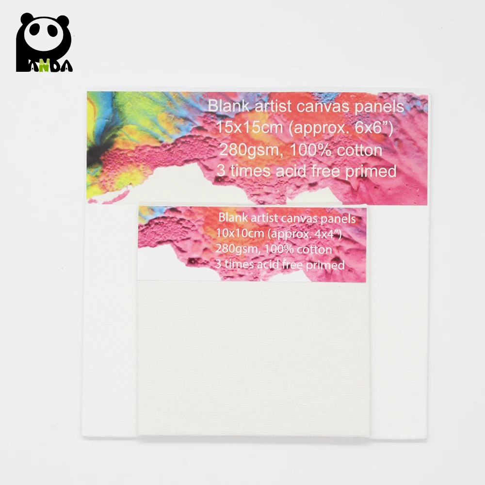 
Cotton Canvas Panel 15x15cm Canvas Boards for Painting 
