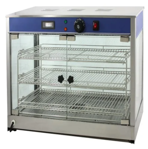 Промышленное кухонное оборудование из нержавеющей стали, Электрический Настольный стеклянный подогреватель еды