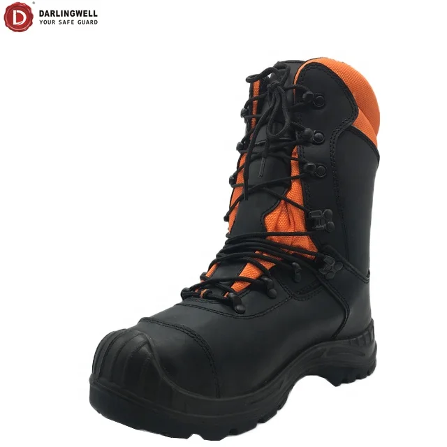 Darlingwell Brand Forest safety boots forestry safety boots CE EN17249 chainsaw boots