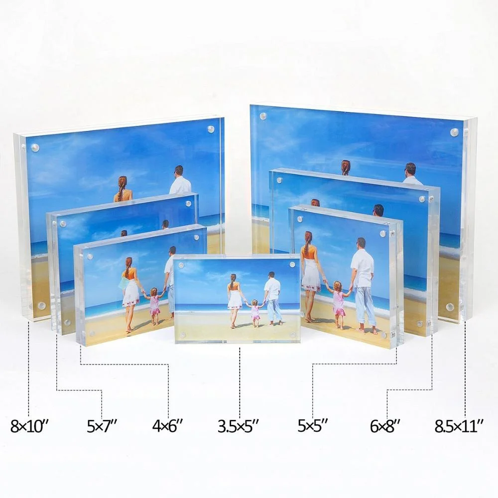 wholesale acrylic photo fram with custom logo