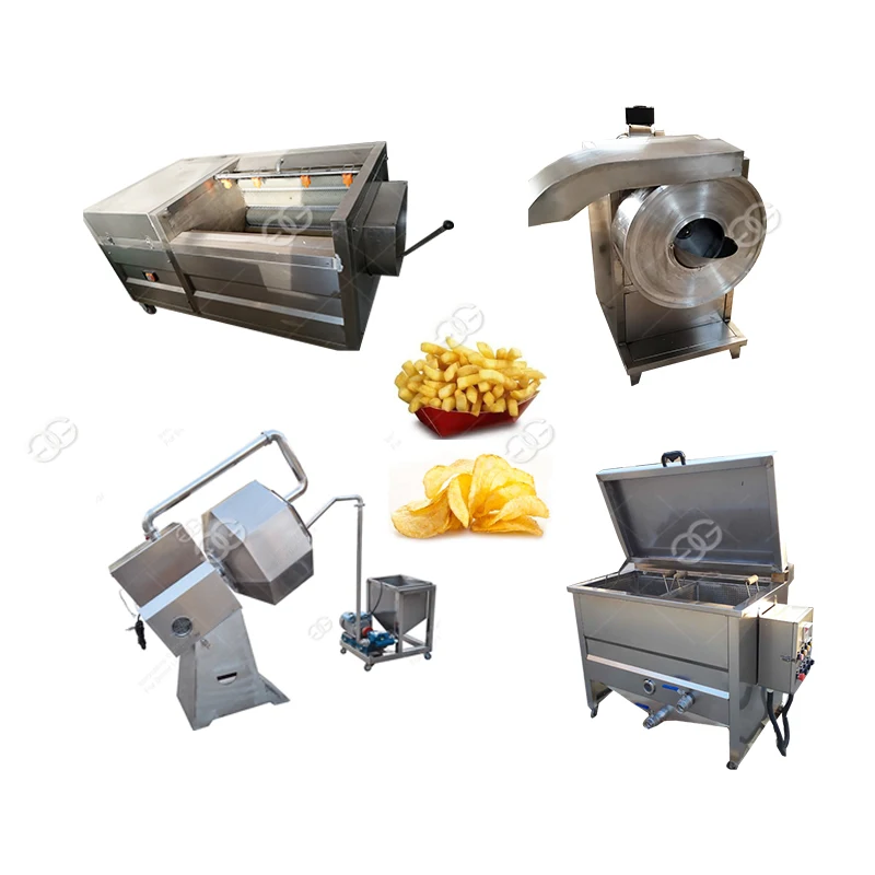 
Small Scale 60 Kg/H French Fries Potato Chips Making Machine Price List In India 