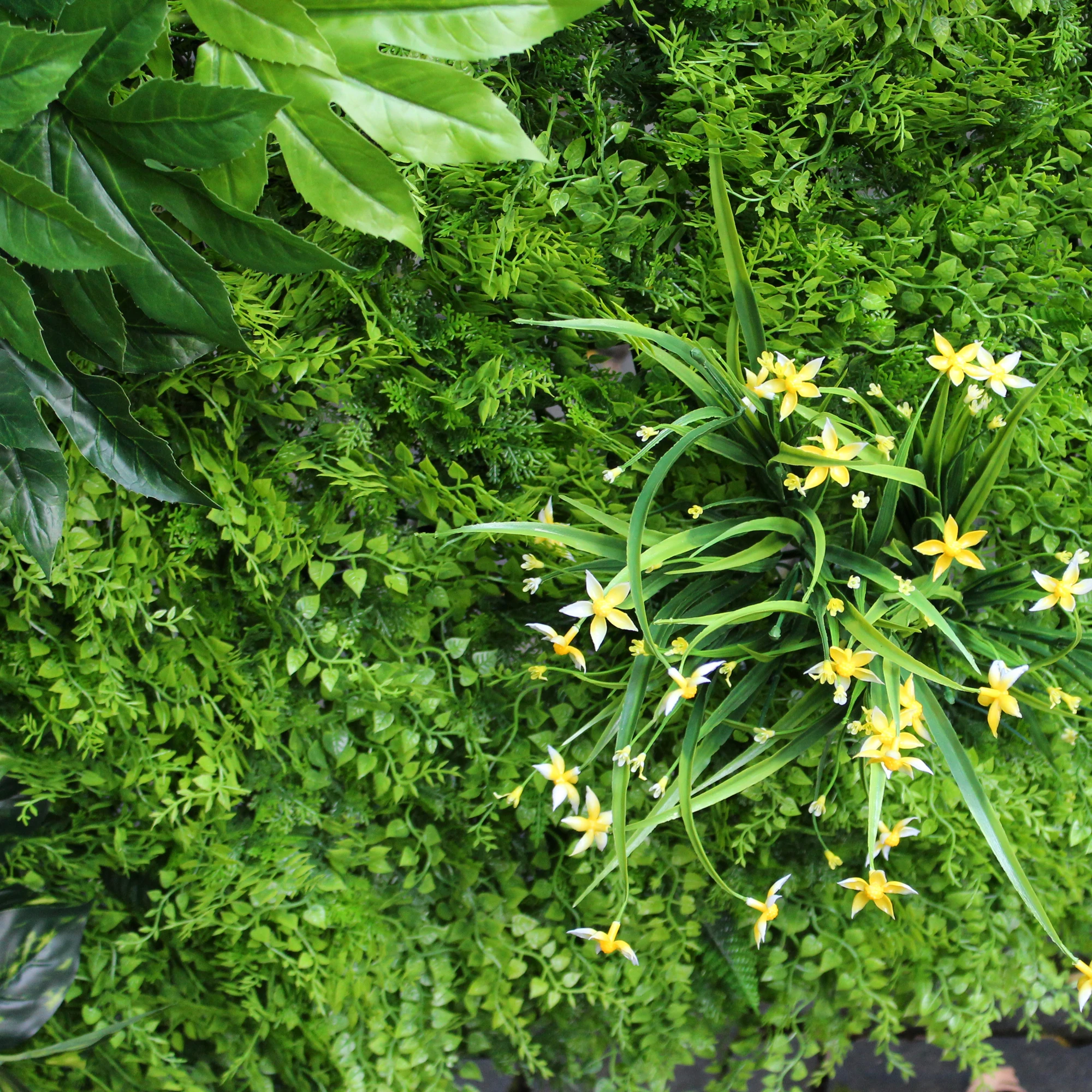 customized plastic fire retardant artificial foliage for outdoor