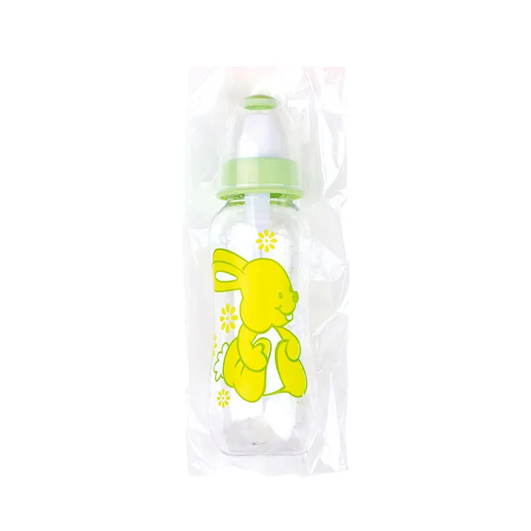 Дугообразная детская бутылочка для кормления с ложкой от китайского