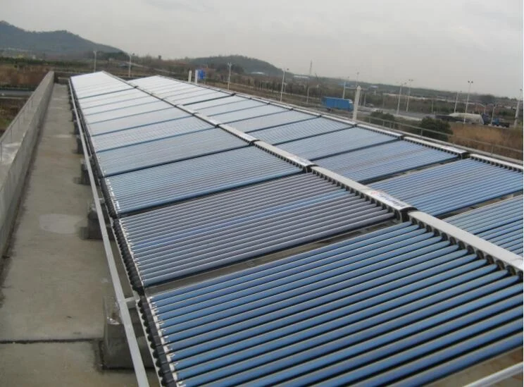 20 tubes evacuated solar collector for solar thermal projects