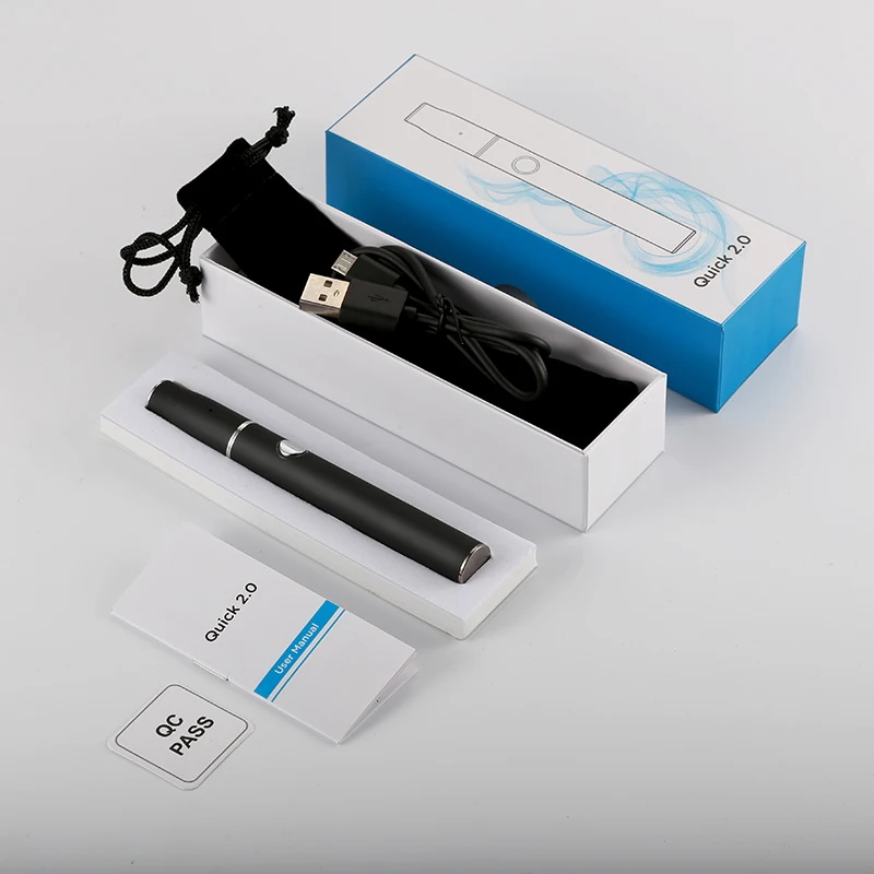 Amazon Best Selling Quality Vape Pen Quick 2.0 Heat Not Burn Electronic Cigarette E-cigarette