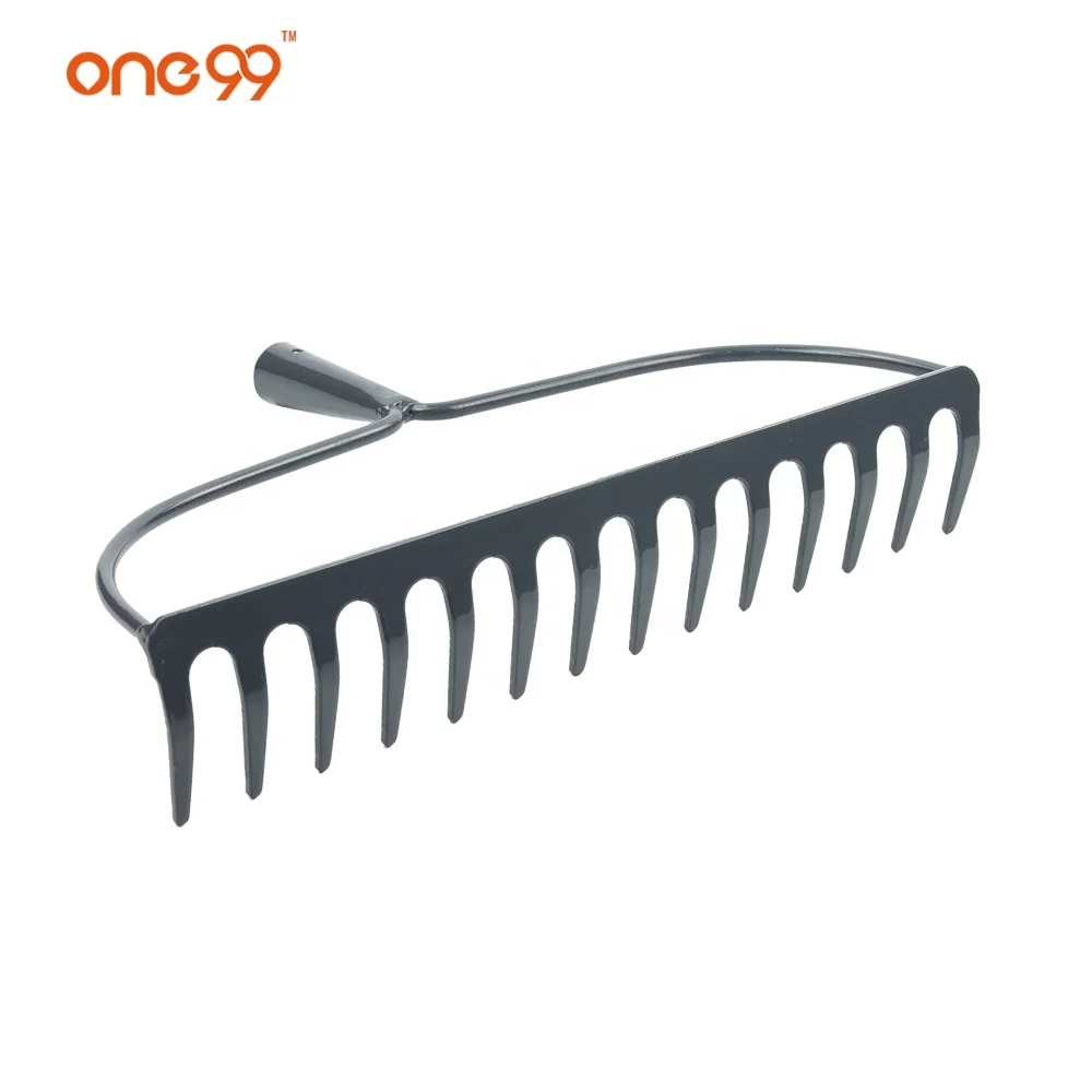one99 14 tine bow rake head lawn tools hand weeder rake head agriculture tools farming rake wholesale