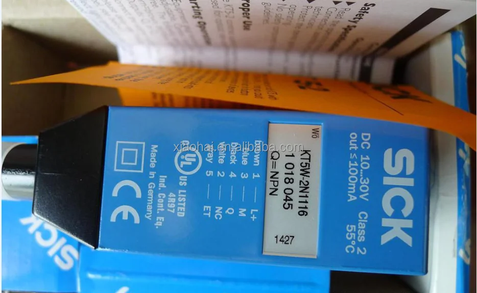 GERMAN KT6W-2N1116 color mark sensor photocell for bag making machine