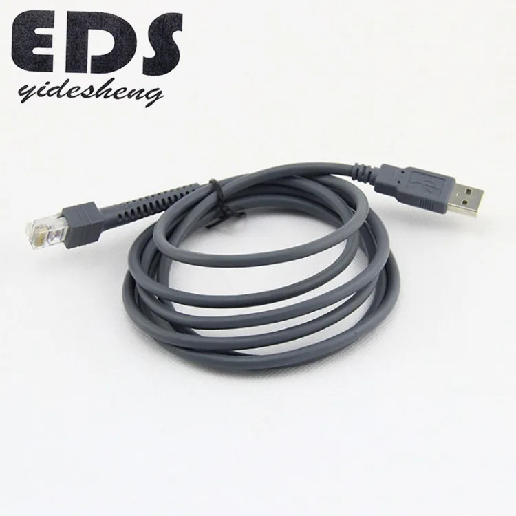 
Factory customized compatible new 1.8M gray m icro USB to Rj45 cable for scanner and printer 