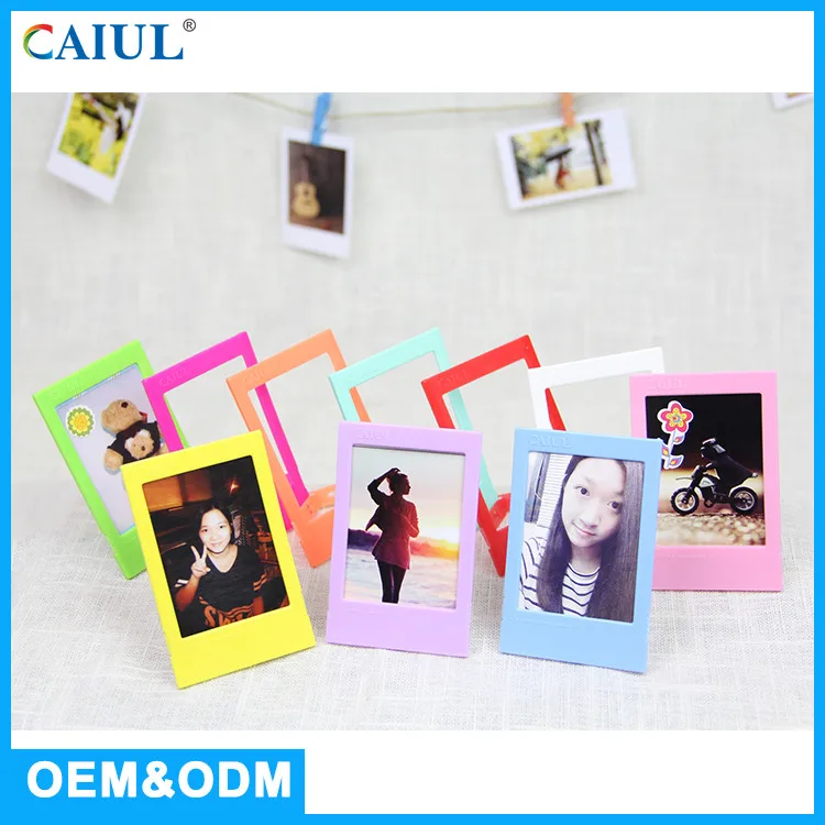 Factory direct sale 3 inch plastic picture frame wedding decoration for fujifilm instax mini 8/9/10 film 7/8/25/50/ photo frame