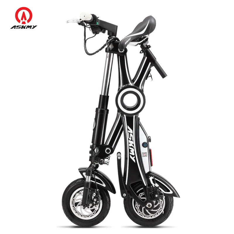 ASKMY X1 полный подвесной велосипед, складные электрические мотоциклы