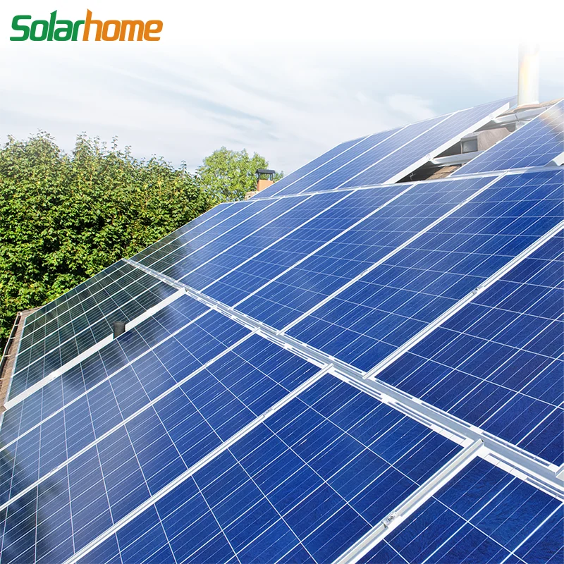 Комплект солнечных панелей Bluesun 5 кВт на сетке 5000 Вт с инвертором growatt Маленькая солнечная система для домашнего использования