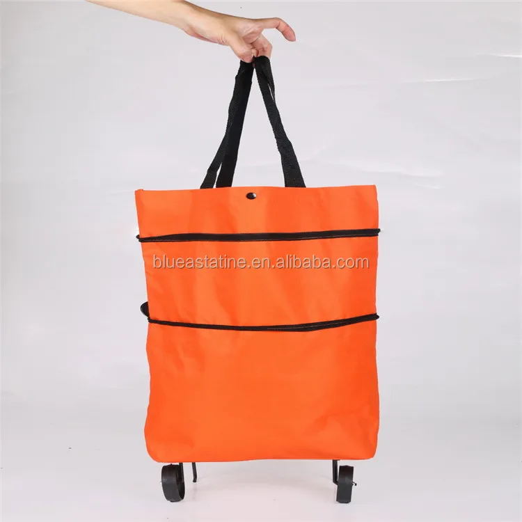 hot sale foldable and folding shopping trolley bag
