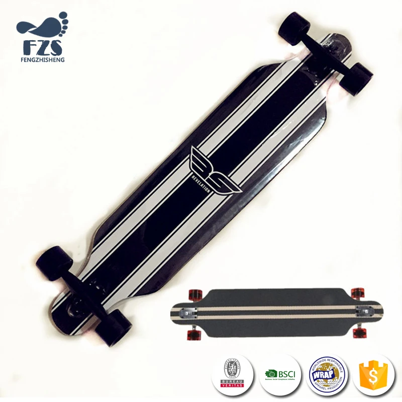 HSJ242 Оригинальный клена скейтборд longboard сделано в китае