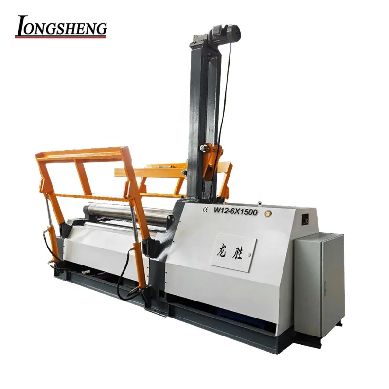 
ce certificate factory price w12 automatic hydraulic CNC 4-roller metal sheet hydraulic plate rolling machine 