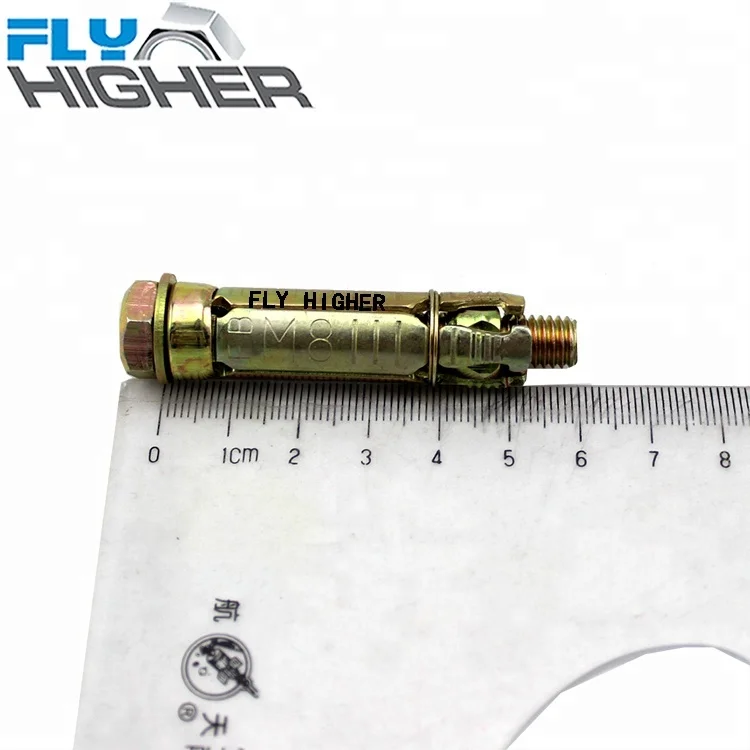 4PCS Heavy Duty Shield Anchor with Hex Bolt