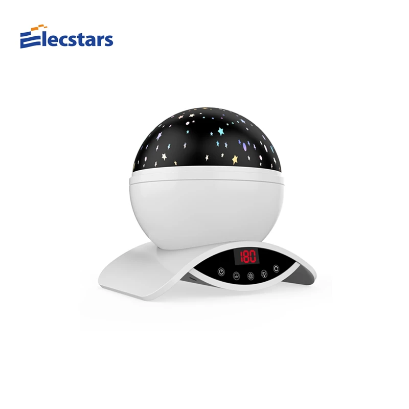 Bedroom Lamp Led Lighting Rotating Remote Control night Christmas Star light Rechargeable Lamp Cute Warning Light