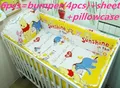 Promotion 6PCS 100 cotton Baby bedding sets piece set crib set 100 cotton Crib goods include