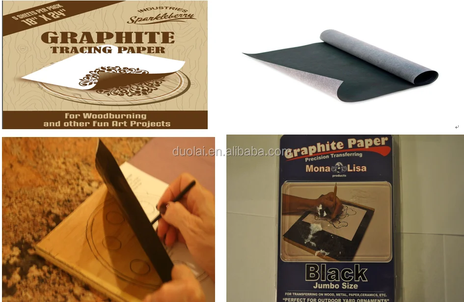 Цветная бесвосковая графитовая переводная бумага для творчества и искусства