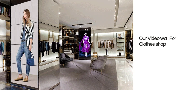 
42 43 46 49 55 65 inch 2X2 LCD screens the advertisement multi media display DID video wall for indoor 