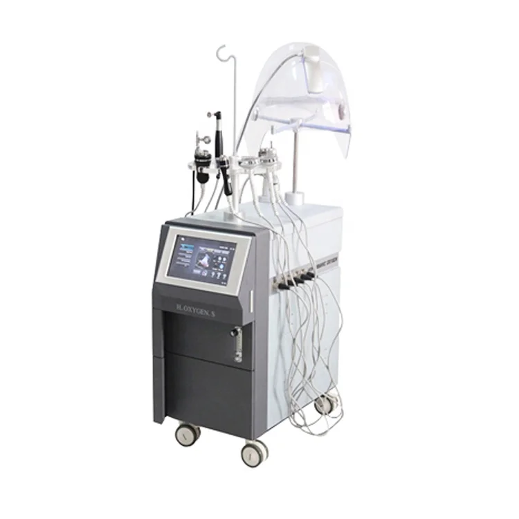 9 in 1 Multifunction Facial Microcurrent Oxygen Hydra Water Facial Machines Beauty Machine With Factory Price