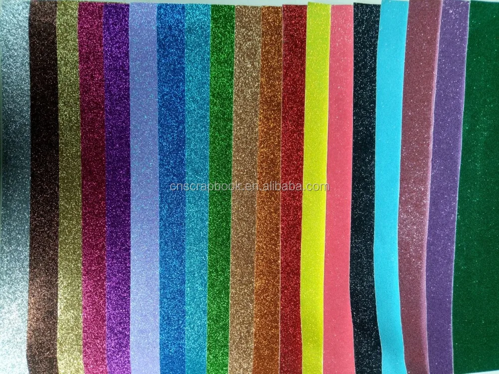 Factory design wholesale glitter cardboard on stock