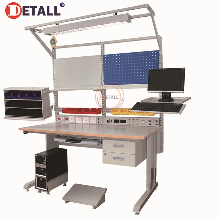 metal electronic technician inspection table workshop workbench furniture for repairing mobile phone