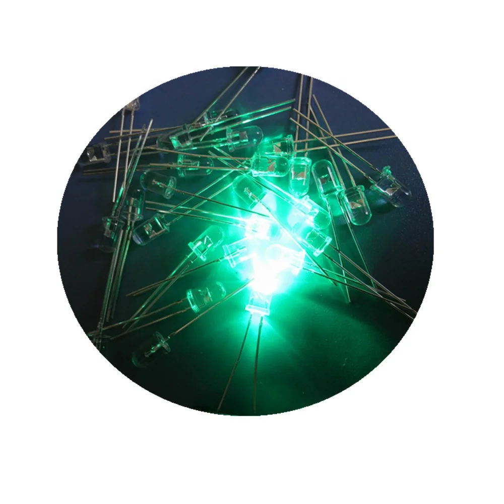 60 degree 5mm Round Green led diode for message board display