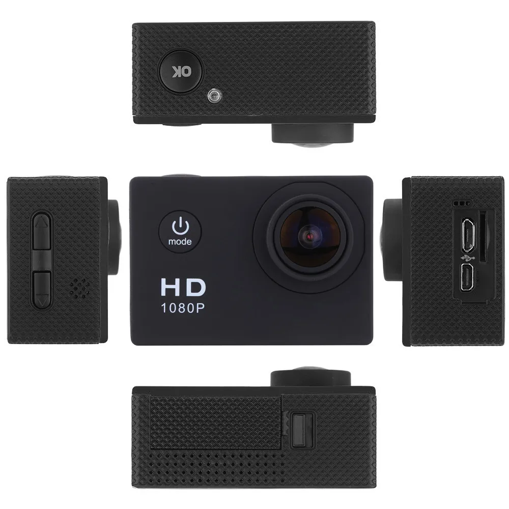 4K HD DVR Camera Waterproof 30M 2 inch 1080P A7 Sports Action  DV Action Video Cam  WIFI Camcorder