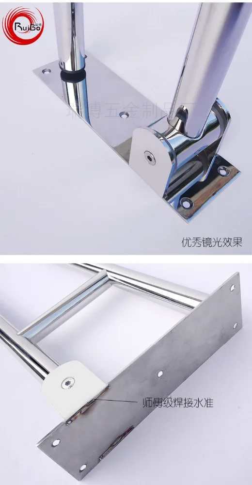 Stainless Steel 304 Wall Mounted U Shaped Adjustable Folding Up Grab Bar