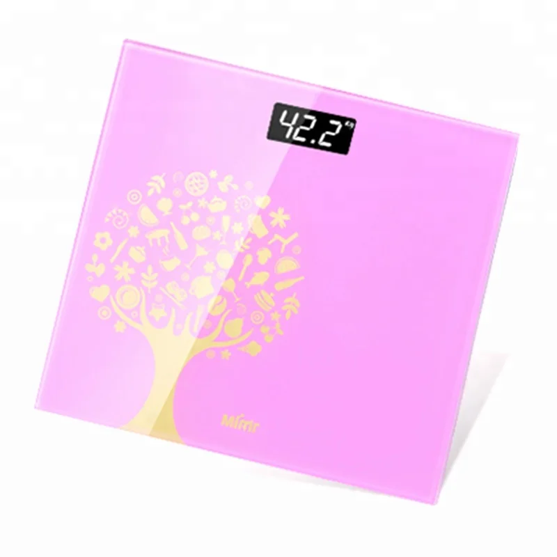 Digital Bathroom Human Personal Weight Household Scale Wholesale Tempered Glass Portable Electronic Digital Scale LCD 330x320x60
