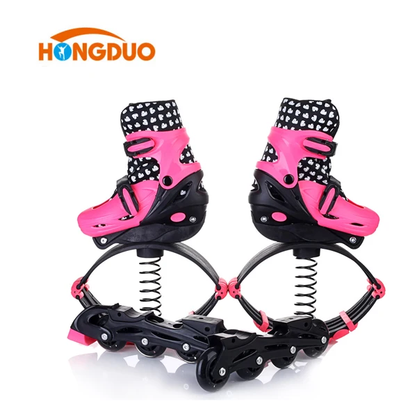 High bounce spring jumping shoes for adult