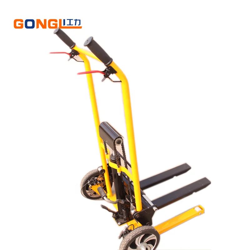 
Hydraulic platform manual hand mini pallet stacker forklift for sale 