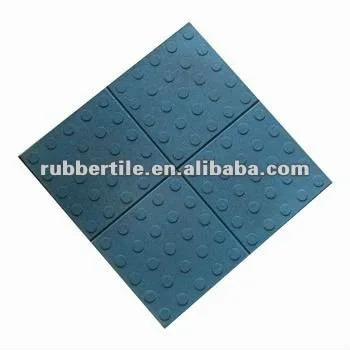 
blind point rubber tiles 